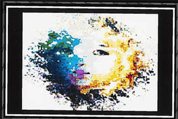 Rainbow Innocence:  180W x 160H Ronnie Rowe Designs 19-1422 YT