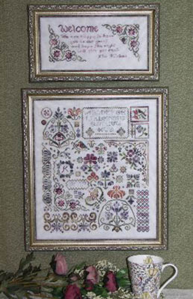 YT Flowers Of Rosehall 156 x 178, 131 x 54 Rosewood Manor Designs