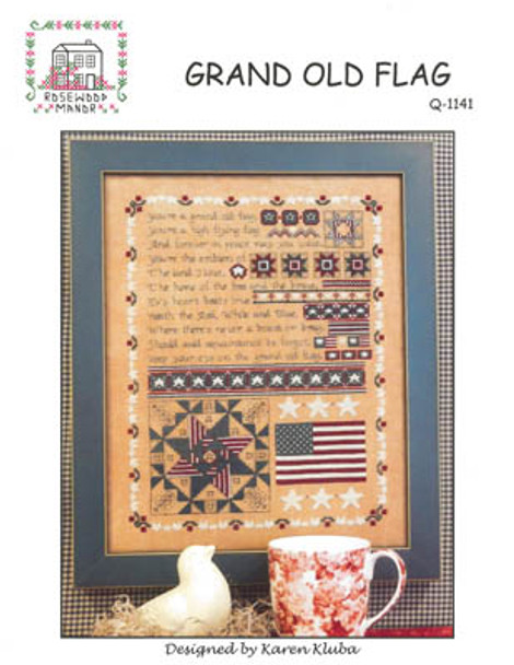 Grand Old Flag  157 x 213  Rosewood Manor Designs  14-1794 YT
