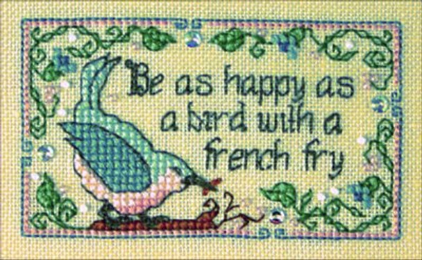 Be As Happy As A Bird With A French Fry 50w x 29h Sweetheart Tree, The 18-2401