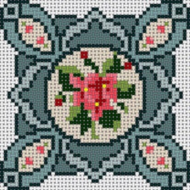 C-055B Flower Coaster #2 13 Mesh 4x4 Treglown Designs