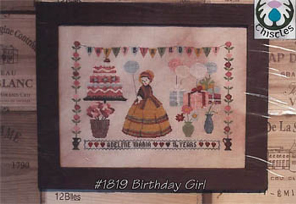 Birthday Girl 157 x 107 Thistles 19-1184 YT 