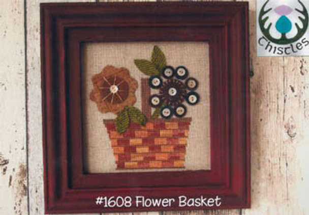Flower Basket 69w x 85h Thistles 16-1432 YT