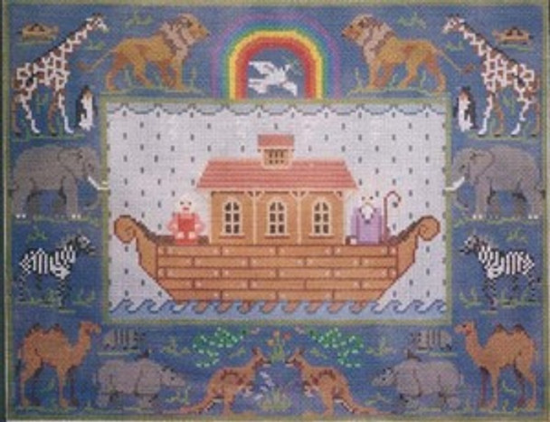 G-448 Noah's Ark Tapestry 13 Mesh 15 x 12 Treglown Designs