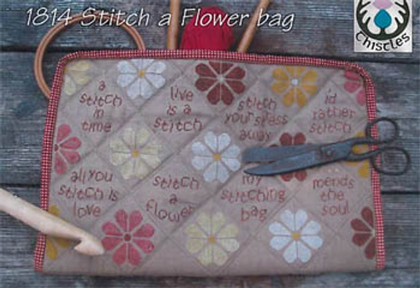 Stitch A Flower Bag 255 x 350 Thistles 19-1187 YT