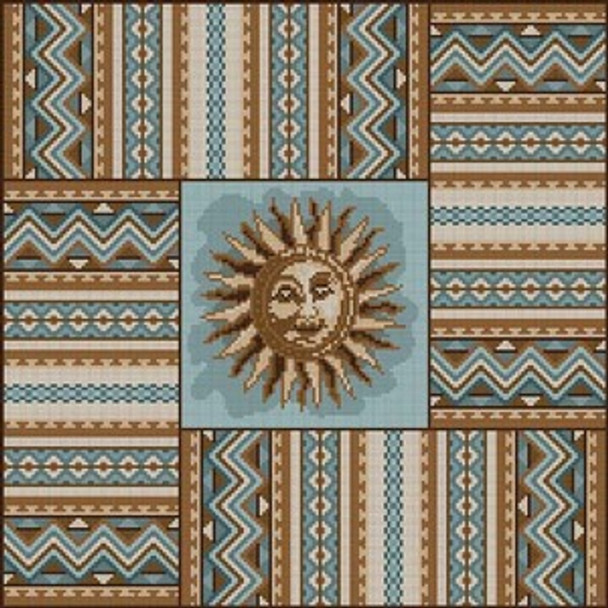 G-555 Sun & Patterns 13 Mesh 15 x 15 Treglown Designs