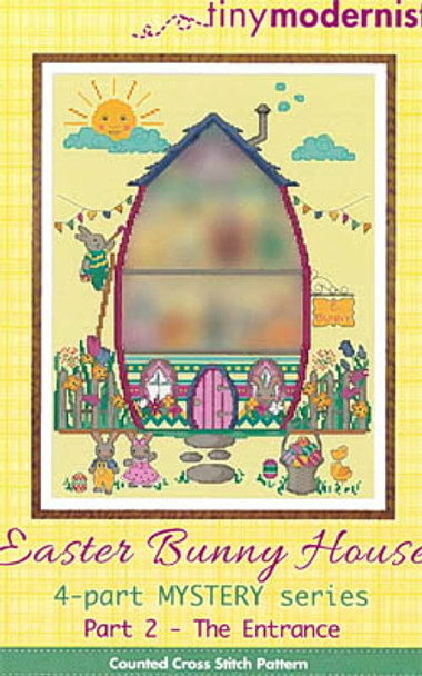 Easter Bunny House - 2 136W x 179H Tiny Modernist Inc 19-1117  YT