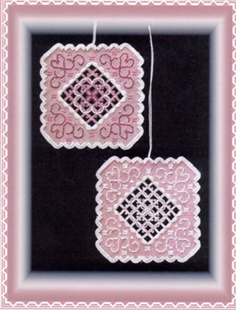 Pretty In Pink Ornament II by Stitch In Time Designs, A 08-2060