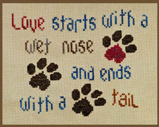 Doggie Love by Stitchworks, The 18-1377 