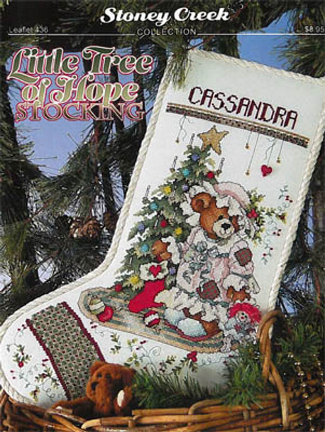 Little Tree Of Hope Stocking 142w x 206h Stoney Creek Collection 19-1769