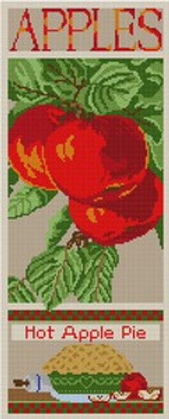 G-613 Apples 13 Mesh 71⁄4 x 18 Treglown Designs