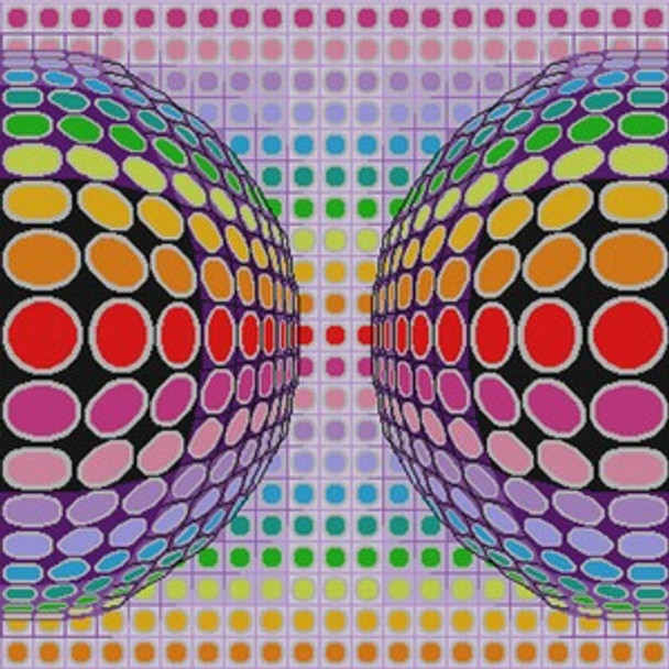 G-628 Optical 2 Half Spheres 18 Mesh 191⁄2 x 191⁄2 Treglown Designs