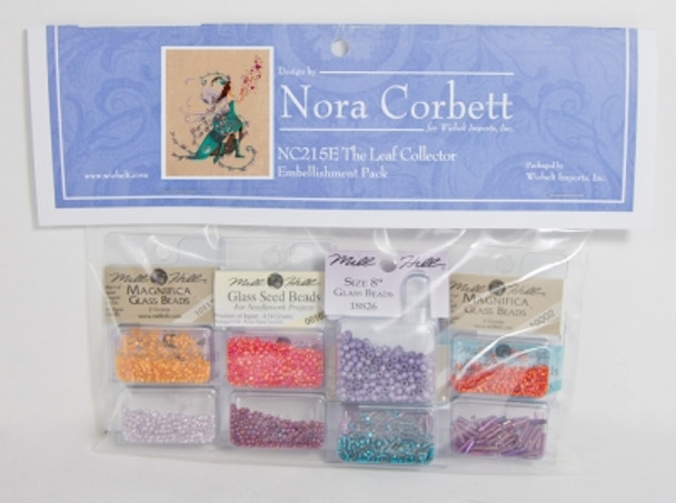 NC215E Nora Corbett The Leaf Collector  Embellishment Pack