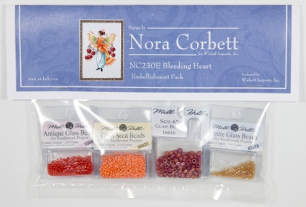 NC230E Nora Corbett Bleeding Heart - Pixie Blossom Collection  Embellishment Pack