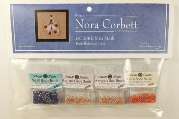 NC258E Nora Corbett Miss Moth  Intriguing Insects  Embellishment Pack