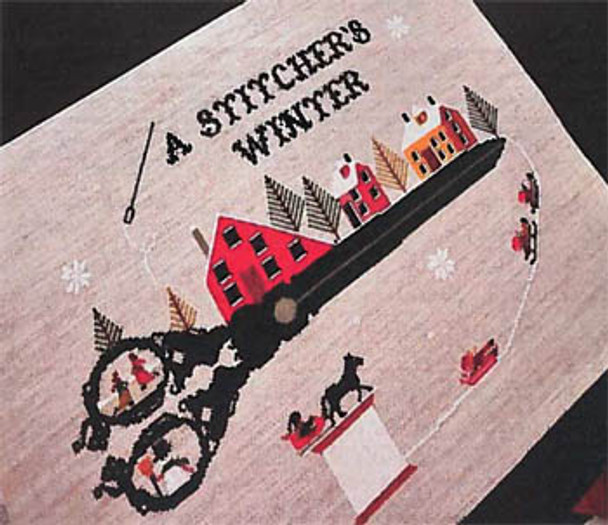Stitcher's Winter 249W x 178H Twin Peak Primitives 19-1579