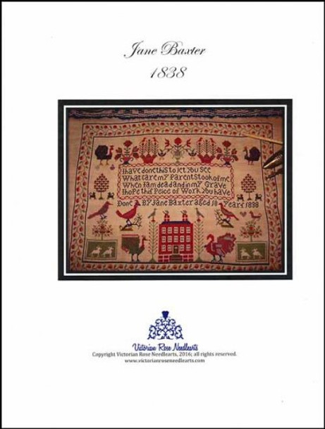 YT Jane Baxter 1838 281w x 197h Victorian Rose Needlearts