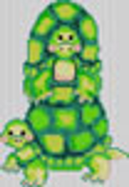 G-666 Turtle Tower 13 Mesh 5x7 Treglown Designs