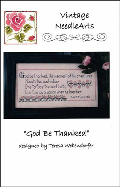 YT God Be Thanked 225W x 85H Vintage NeedleArts