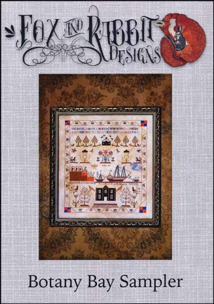 Botany Bay Sampler 286W x 323H Fox and Rabbit Designs 19-1499