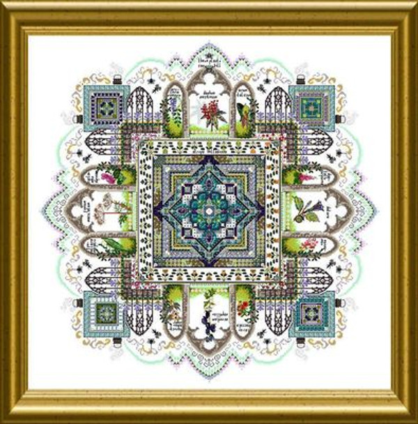 CHAT124 Poison Garden Mandala Châtelaine Designs