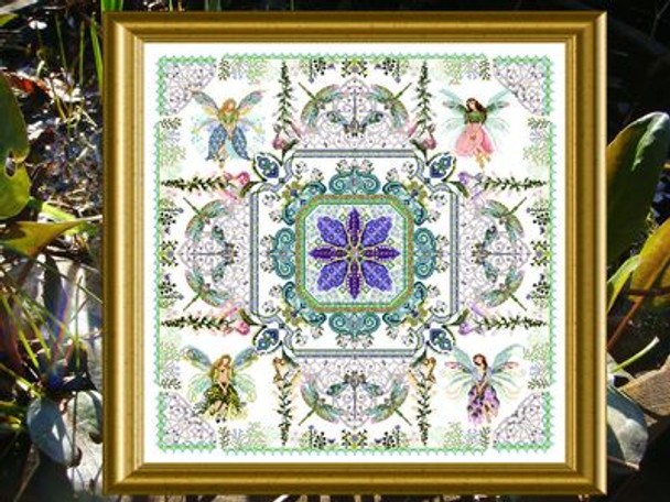 CHATA032 The Fairy Flower Garden Mandala Châtelaine Designs