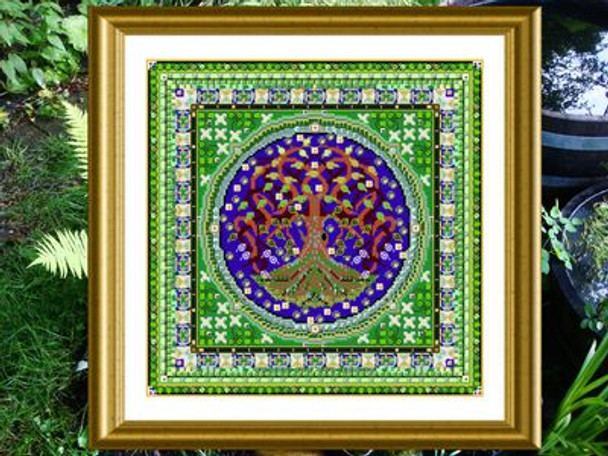 CHAT181 Irish Tree of Life Mandala Châtelaine Designs