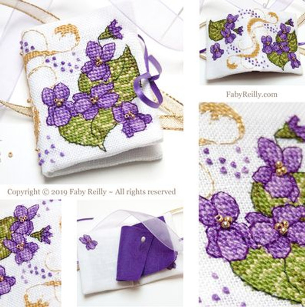 Violet Needlebook  Faby Reilly Designs FRD-VN 