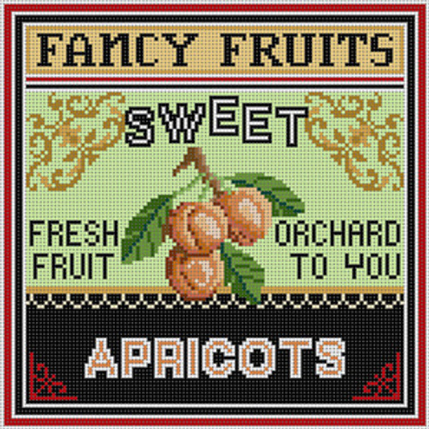 G-729 Apricots 13 Mesh 9 x 9 Treglown Designs