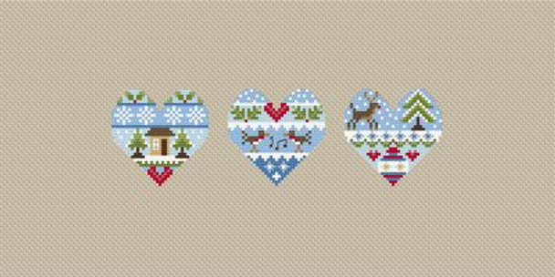 LilDD38 Festive Hearts  Little Dove Designs