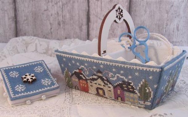 YT Winter Days Sewing Basket Mani Di Donna DD MDD-WDSB