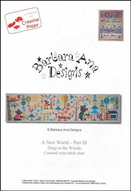 New World: Part 3 Deep In The Woods 195 x 46 Barbara Ana Patterns YT