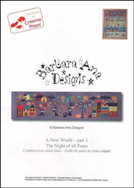 New World: Part 1 The Night Of All Fears 195 x 46 Barbara Ana Patterns 18-1682