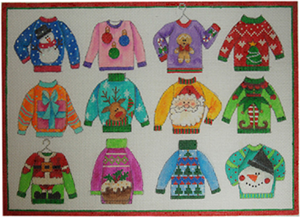 USC101 The Ugly Christmas Sweaters 14 x 18 18 Mesh Renaissance Designs 