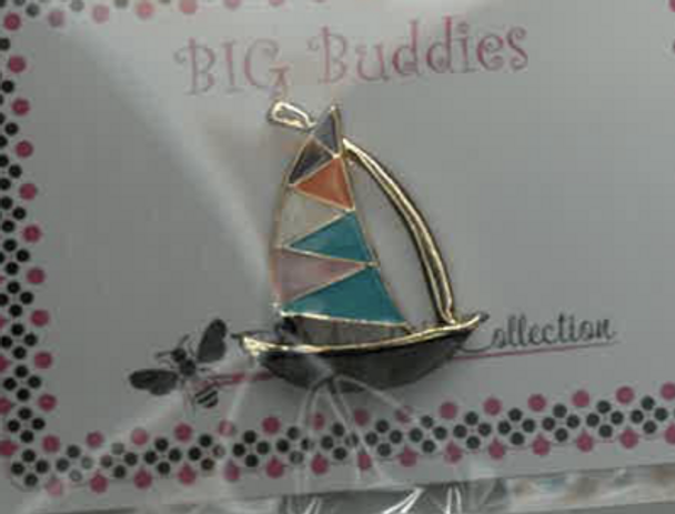 Sea And Summer:  Boat Sail Needle Minder Big Buddy The Meredith Collection