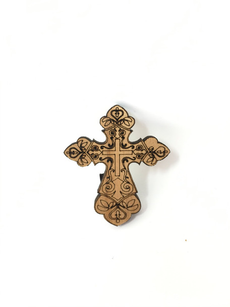 NEEDLE MINDER SCROLL CROSS Joseph's Workshop