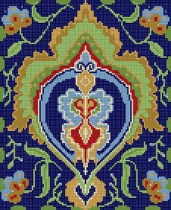 G-747 Persian Patterns 13 Mesh 81⁄2 x 101⁄2 Treglown Designs