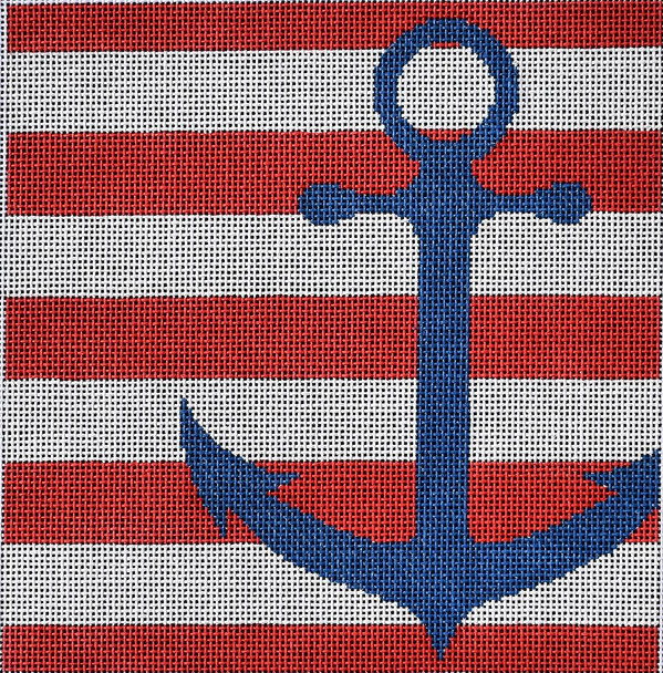 SQ67 Anchor Stencil/Red 8' x8" 14 mesh  Two Sisters Designs