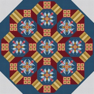 G-829 Quilt Pattern 13 Mesh 12 x 12 Treglown Designs