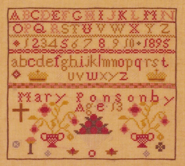 The Mary Ponsonby Sampler 1895 Historic Handworkes HH-RS21