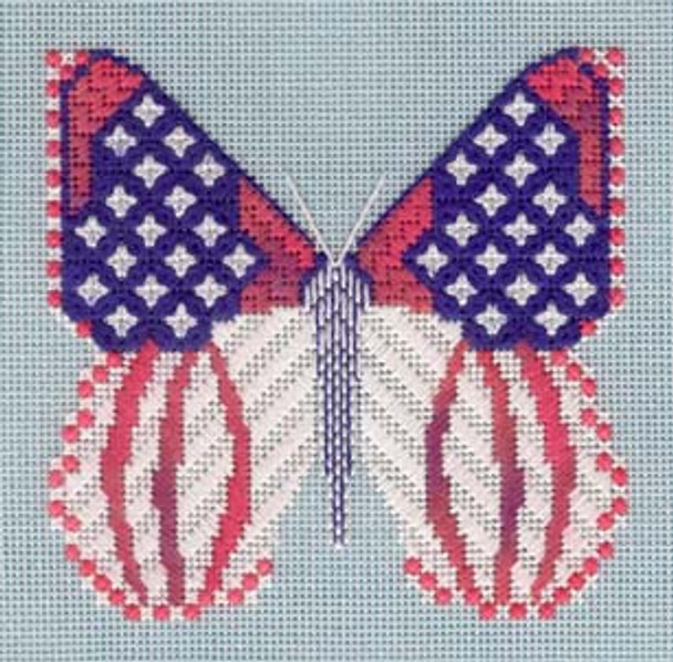 FSD-AB01 American Butterfly #1 - Patriot Finger Step Designs
