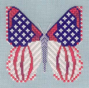 FSD-AB01 American Butterfly #1 - Patriot Finger Step Designs
