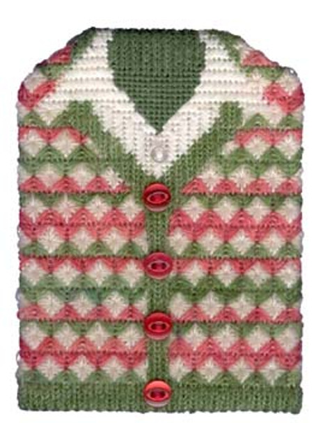 FSD-JA12 December Jacket - Button Up Sweater Tweed Finger Step Designs