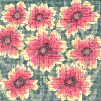 FSD-FJ1 Fleurs du Jour-Summer Sunset  Finger Step Designs