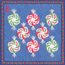 FSD-TDN08 12 Days of Christmas #8 (needlepoint)  Finger Step Designs