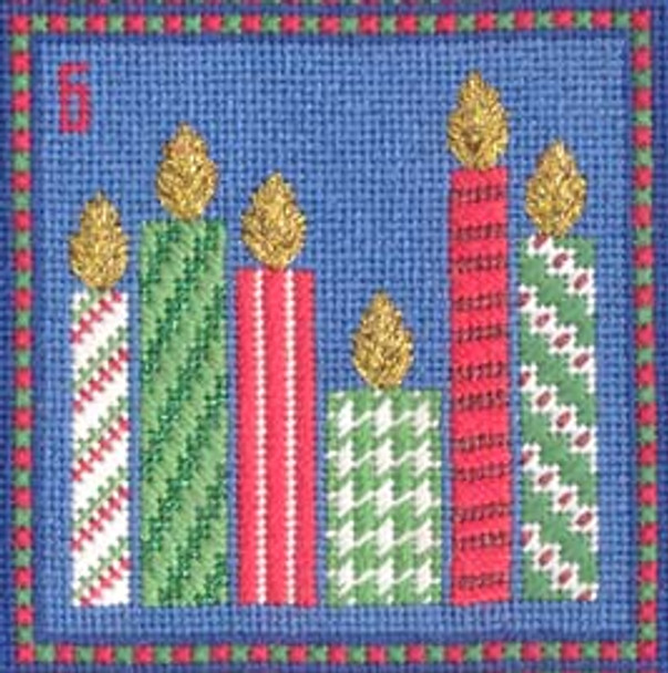 FSD-TDN06 12 Days of Christmas #6 (needlepoint) Finger Step Designs