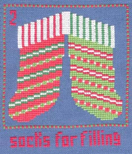 FSD-TDC02 12 Days Of Christmas #2 Cross Stitch Finger Step Designs