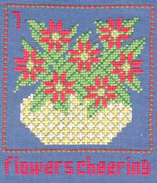 FSD-TDC07 12 Days Of Christmas #7 Cross Stitch Finger Step Designs