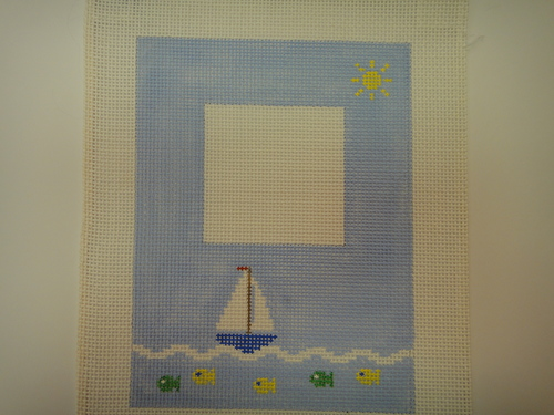 PF6 Sailboat 13 Mesh 6 x 8 PICTURE FRAME The Studio Midwest 