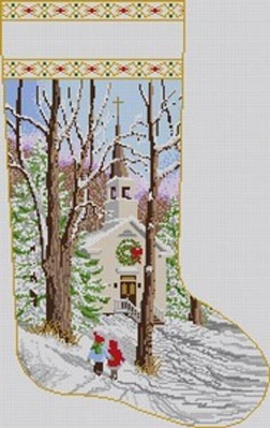 M-247 Winter Church Stkng 13 Mesh 13x201⁄2 Treglown Designs